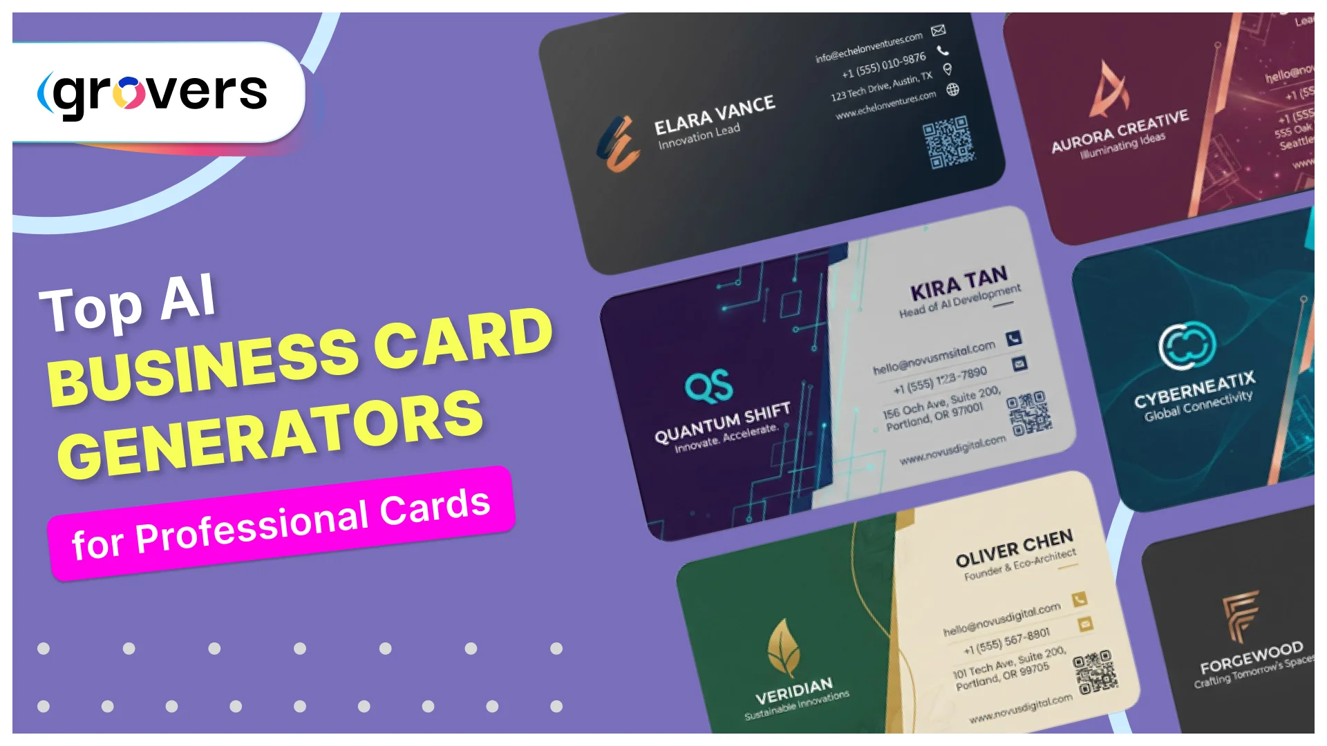 Top 7 AI Business Card Generators for Professional Cards