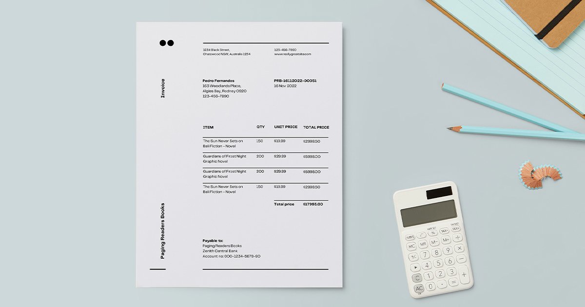 Canva Invoice Maker preview - AI Invoice Generator