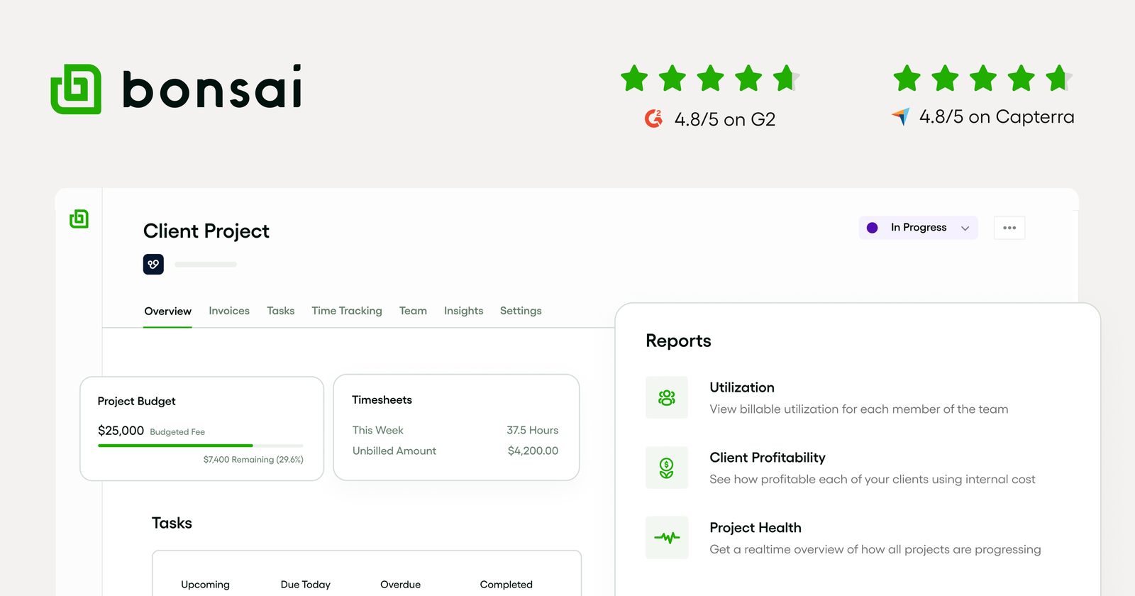 Bonsai preview - AI Invoice Generator