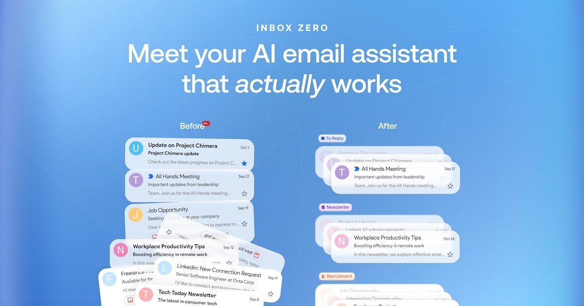 Inbox Zero preview - AI Email Assistant