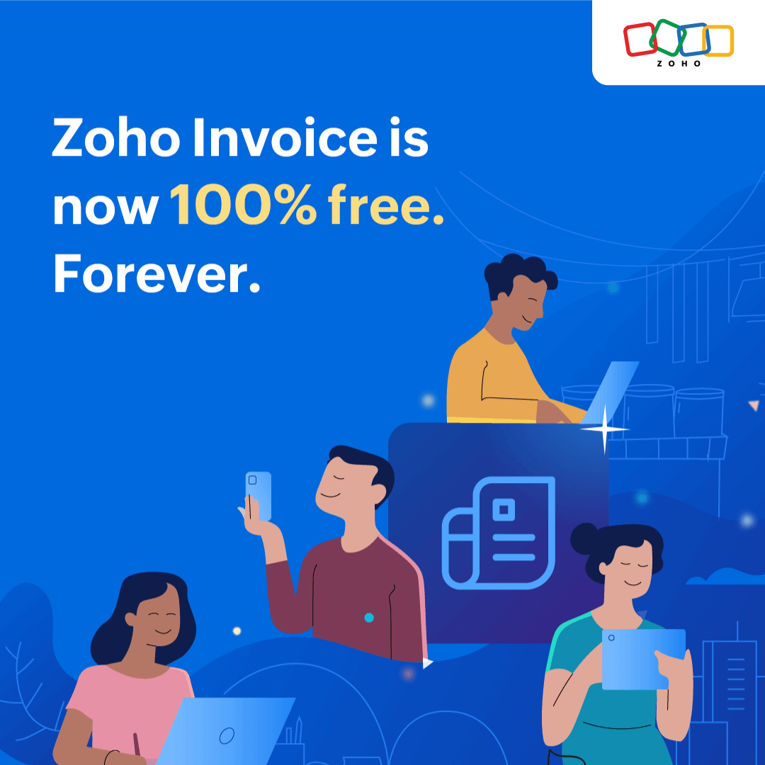 Zoho Invoice preview - AI Invoice Generator