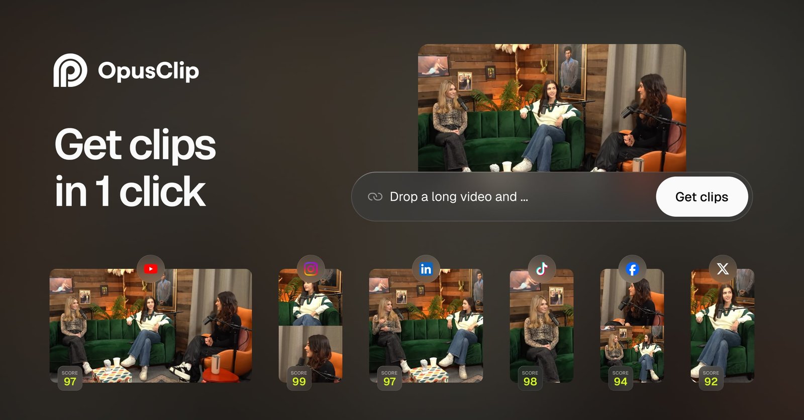 OpusClip preview - AI Video Generators
