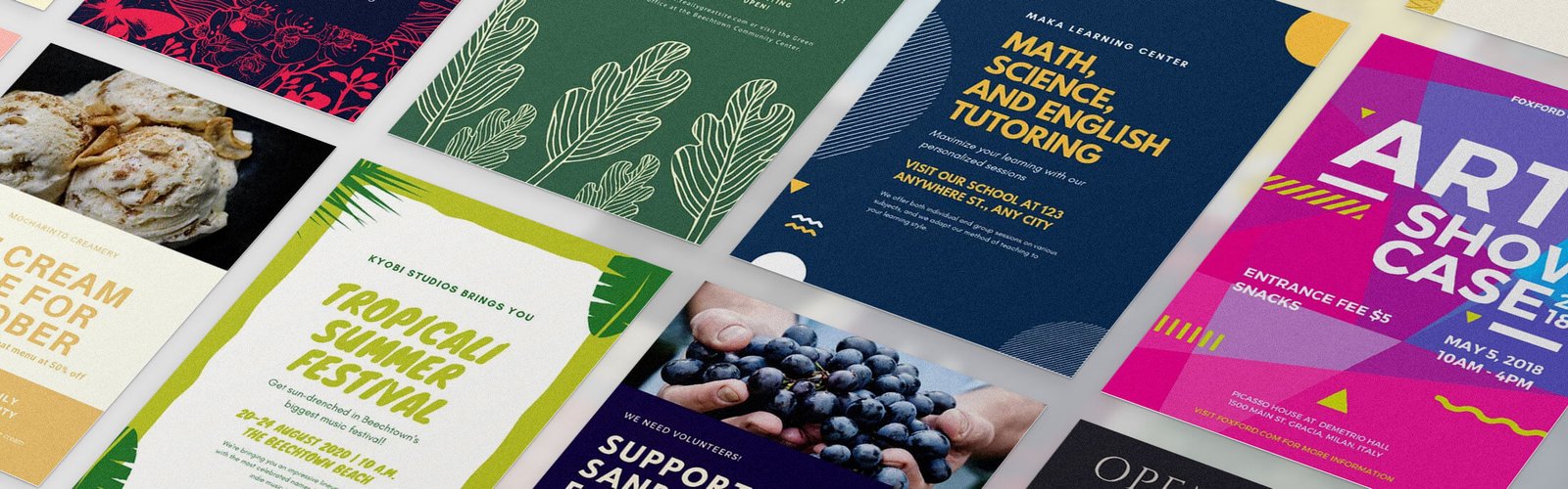 Canva Flyer Maker preview - AI Flyer Generators