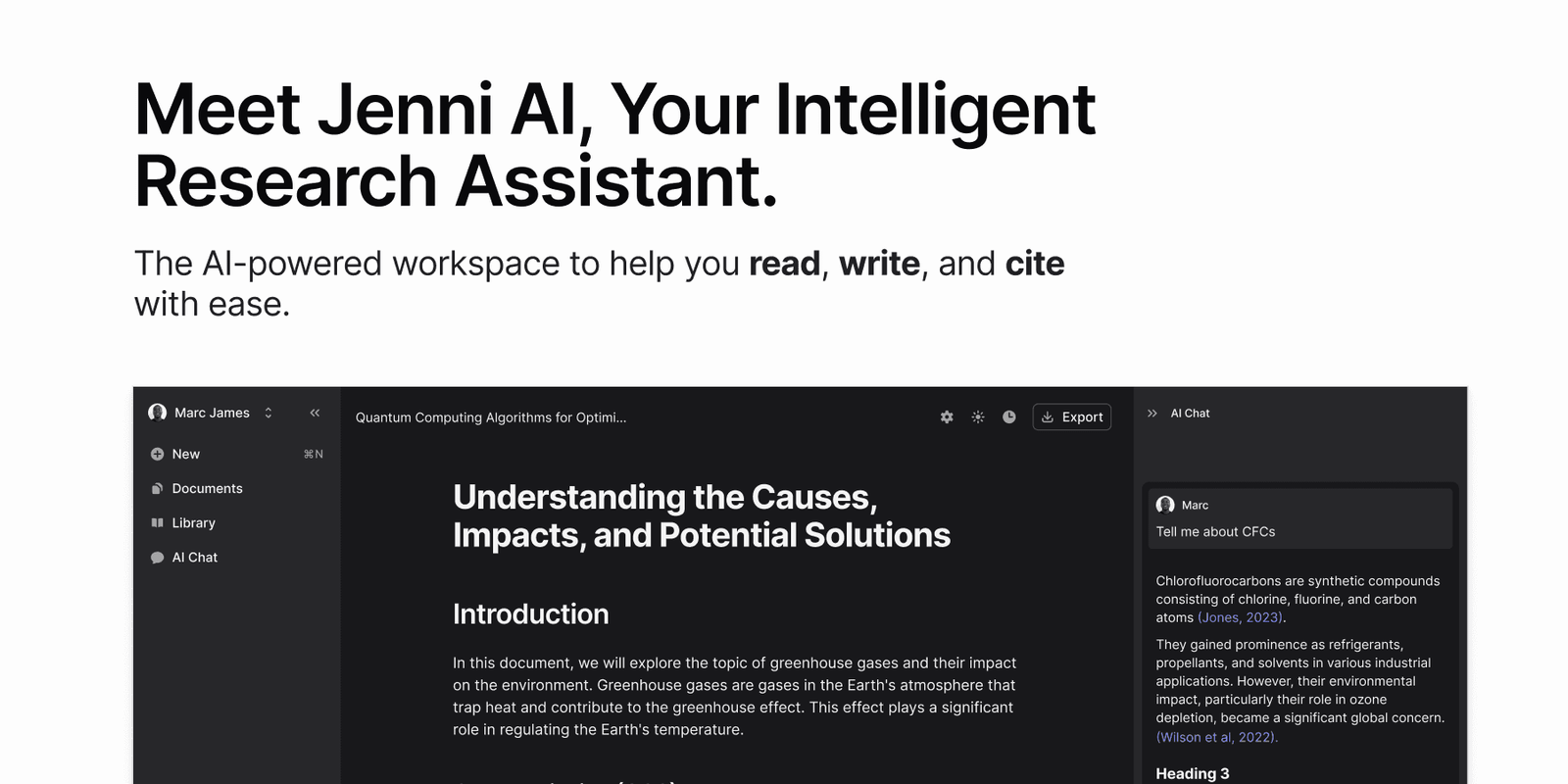 Jenni AI preview - AI Writing Assistants